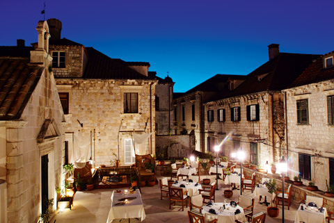 Bland guld och gröna öar i Dubrovnik