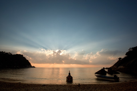 Bortom fullmånen i Thailand