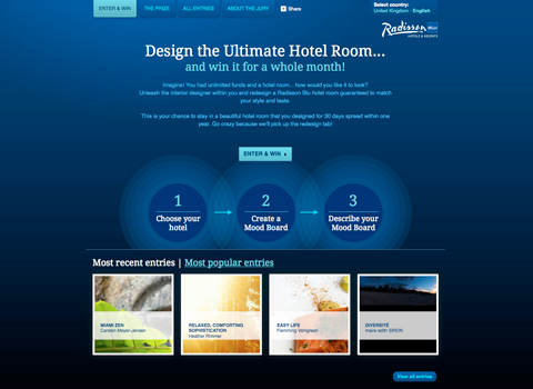 Designa och flytta in i ditt eget hotellrum på Radisson Blu