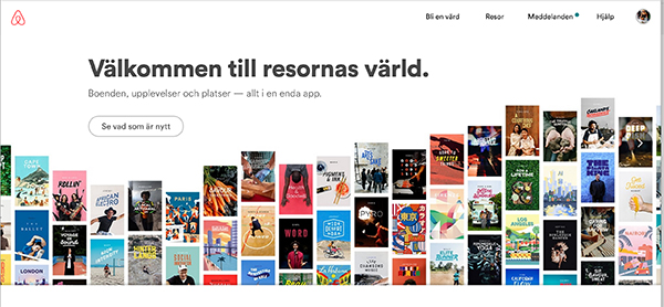 Airbnb skiftar fokus – lanserar Trips
