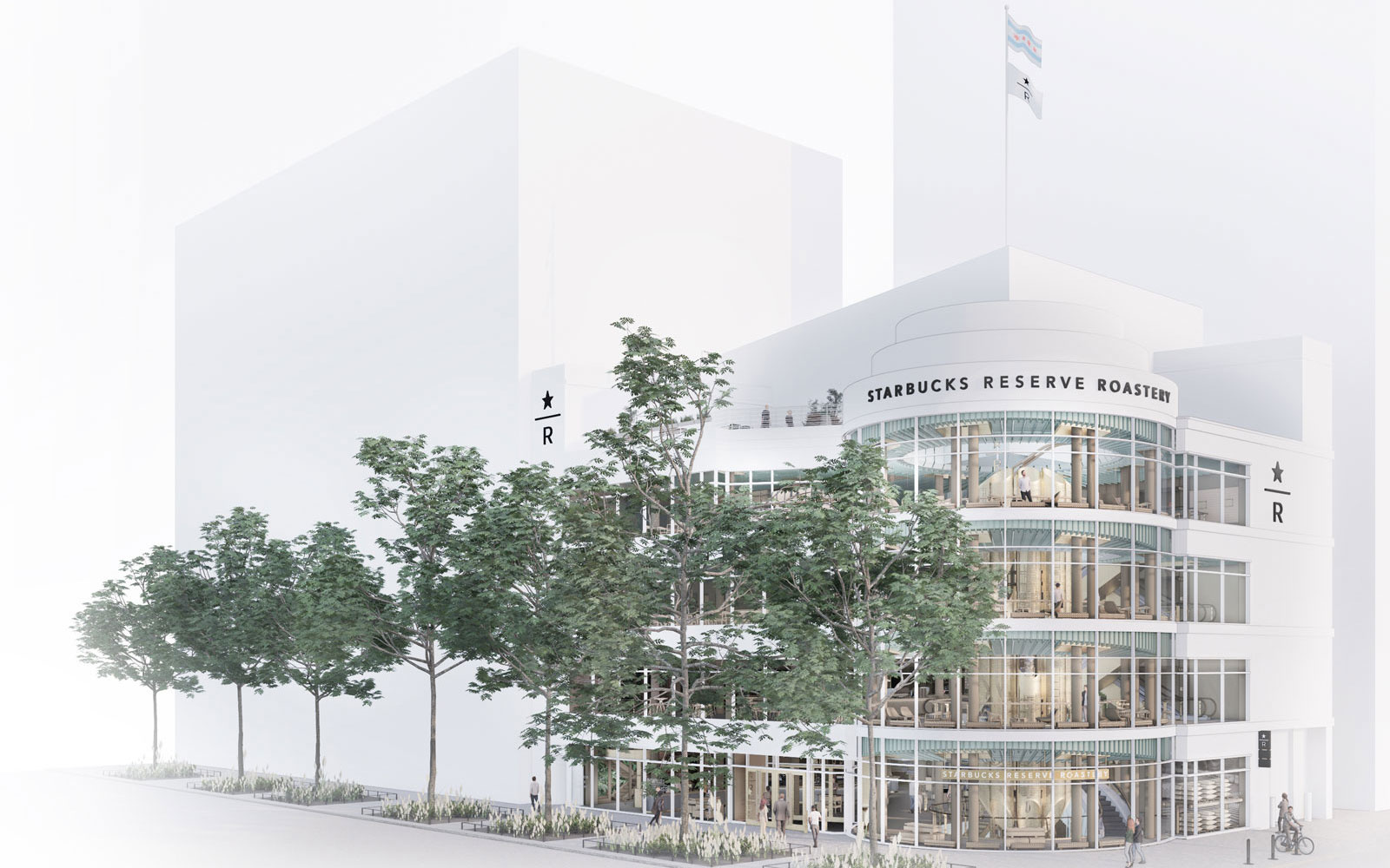 Världens största Starbucks öppnar i Chicago