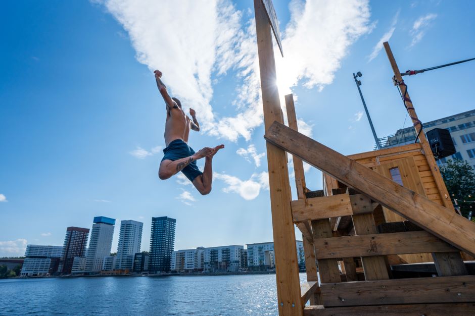Premiär för Stockholms allra första kajbad