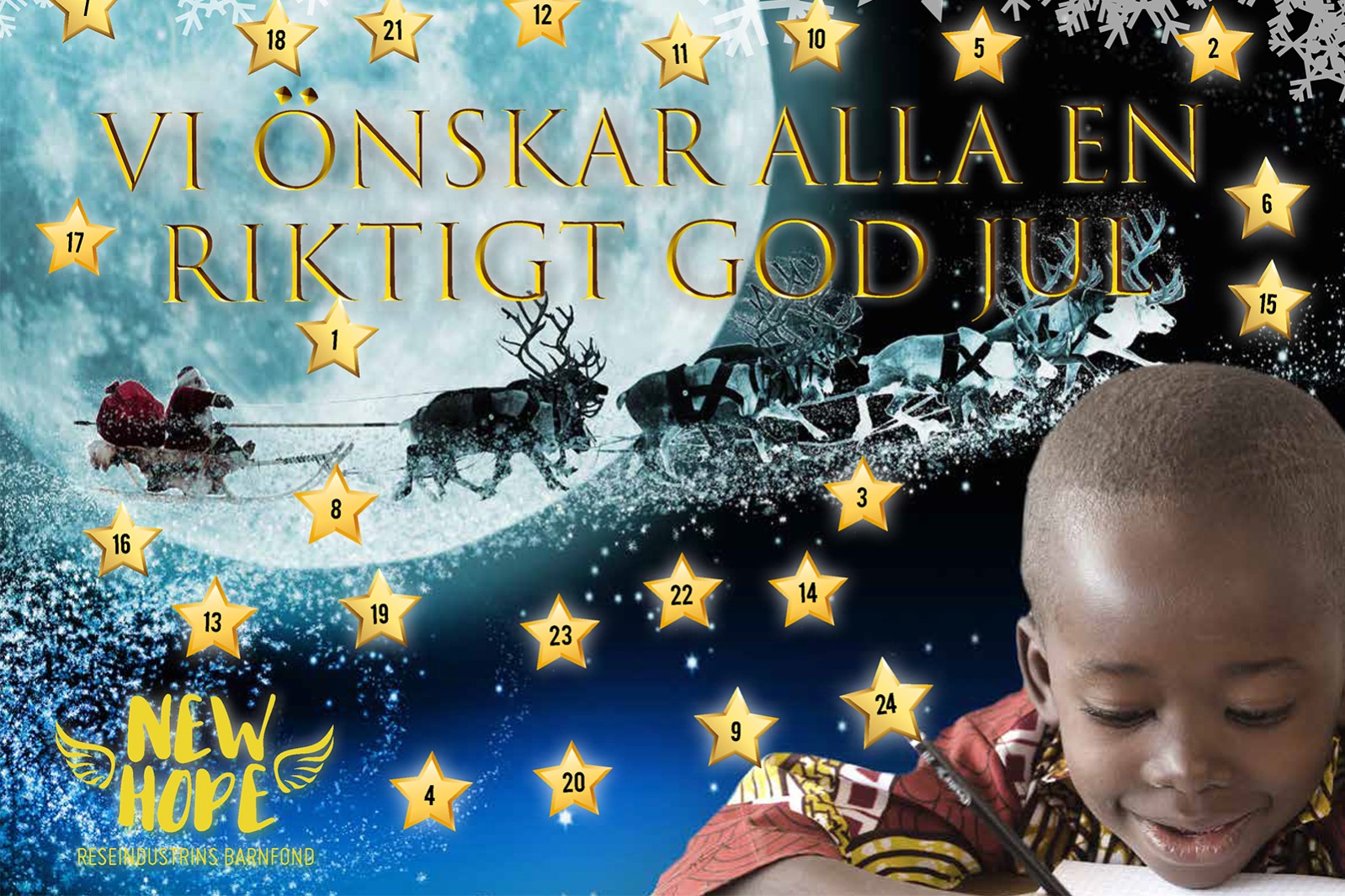 Årets adventskalender från New Hope är här